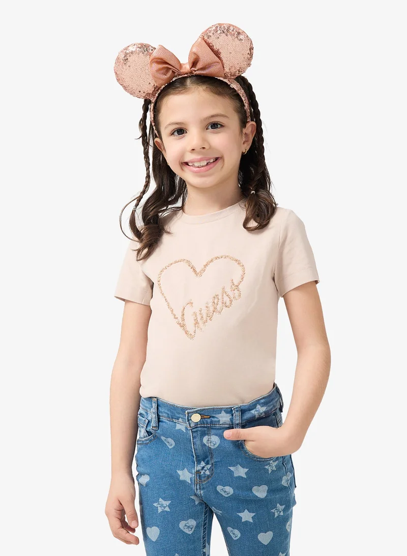 GUESS Kids Essential Crew neck T-Shirt